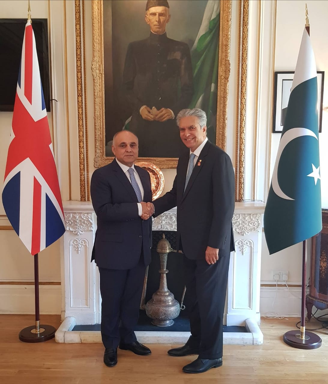 Meeting with Pakistan High Commissioner H.E. Syed Ibne Abbas, at Pakistan High Commisson Office, London,14th May, 2018.